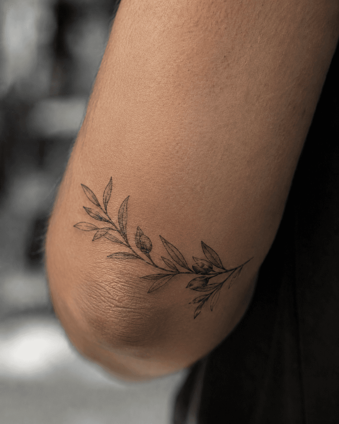 Wrist tattoo placement example