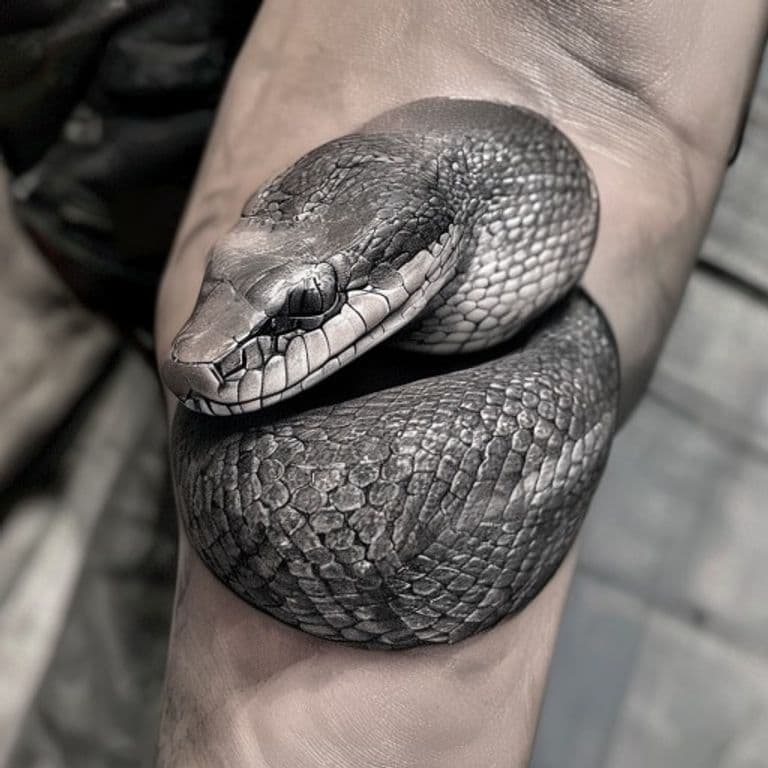 Realism tattoo style example