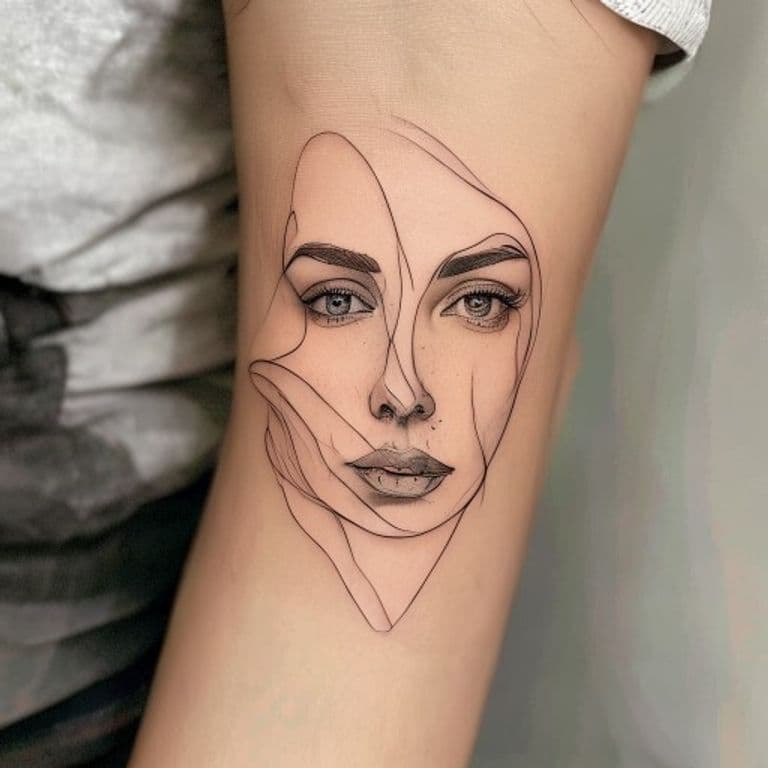 Fine Line tattoo design example