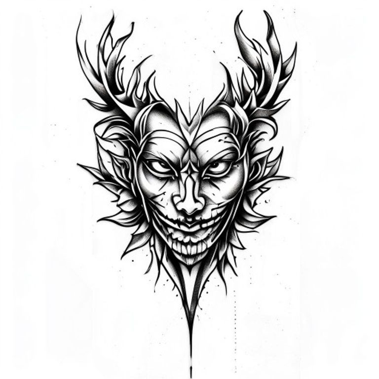 999 tattoo design, fine line black ink style