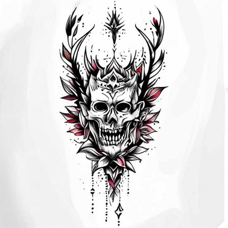 999 tattoo design, neo-traditional color style