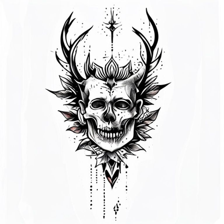 Amor Fati tattoo design — neo-traditional color style