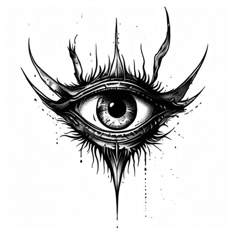 Evil Eye tattoo design