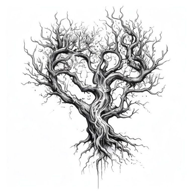 Yggdrasil tattoo design
